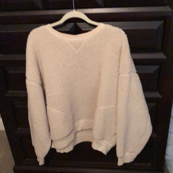 PINK sweatshirt, good condition, off white in color, size XL - Picture 1 of 5